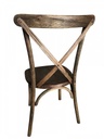 Chaise dos croisé champêtre