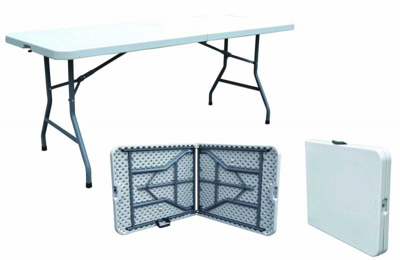 TABLE VALISE - 183x76 cm - Pour 6 personnes