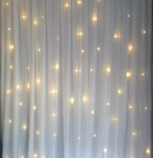 RIDEAUX AVEC LED INTÉGRÉ