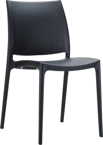 Chaise NOV polypropylène Noir