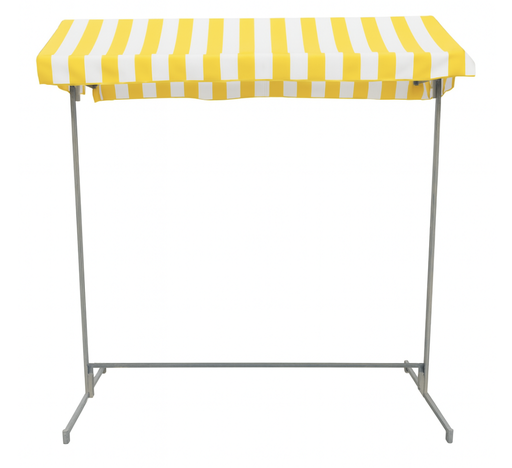 Tonelle bâchée avec structure